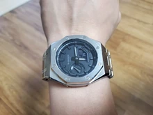 GA2100 3rd actualización modificación generación correa de reloj de bisel para GA-2100 GA-2110 100% 316L de acero inoxidable accesorios de acero con herramientas