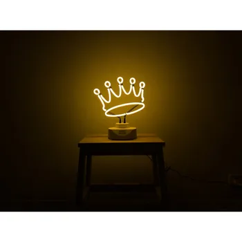 

Neon table lamp "Crown"