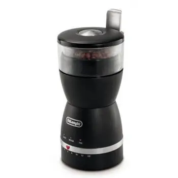 

GRINDER DELONGHI KG49-170W-TOP PUSH BUTTON ON/OFF - SELECTOR GRINDING-STAINLESS STEEL/PLASTIC/RUBBER