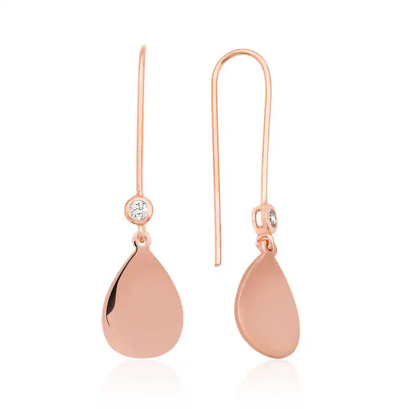 

Merve Silver Silver Dangle Drop Earrings