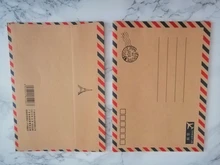 Coloffice 8 unids/lote gran postal carta papelería de papel Kraft sobre cartera Vintage sobre estudiante de la Oficina de la escuela regalo