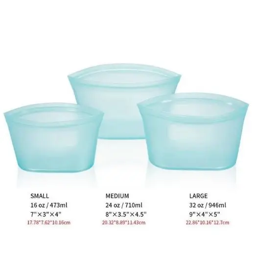 

Reusable Silicone Containers-Completely Plastic-Free (Random Color)