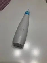 Aspirador Nasal de bebé seguro y eléctrico, limpiador de nariz higiénico, succionador de muselina de silicona para recién nacido, niño pequeño, Chico, 2 ajustes