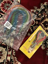 Plumas para pelo sintético Multicolor para extensiones de cabello, Kit de microcuentas DIY, plumas, utensilios para extensiones de cabello, 55 Uds.