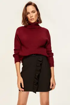 

Trendyol Mesh Detailed Knitwear Sweater TOFAW19ST0079