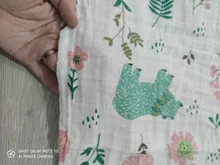 Manta de muselina de 2 capas para recién nacido, manta de gasa de bambú para bebé, 120cm x 110cm