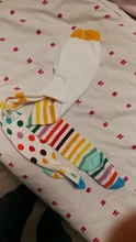 Los niños de primavera y otoño de punto medias de algodón a rayas, para niñas medias niños rayas medias prendas de vestir suaves infantil