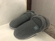 Zapatillas de casa cálidas de felpa para hombre, pantuflas de felpa, suaves, para interior, para invierno