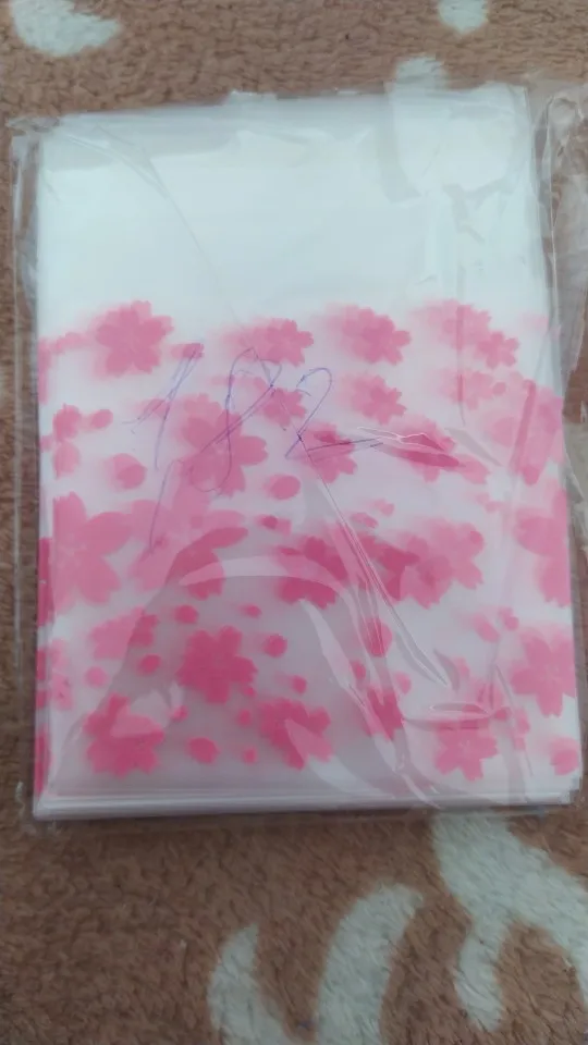 Отзывы с фотографиями о Прозрачный самоклеящийся пакет с цветком вишни .