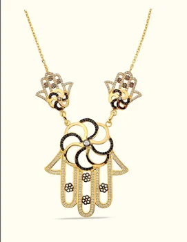 

Fatmanın Hand Gold Necklace 02-334-A0005
