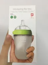 Biberones de silicona para bebé, Verde Botella/rosa, 5 oz y 8 oz, 2 paquetes, sin BPA