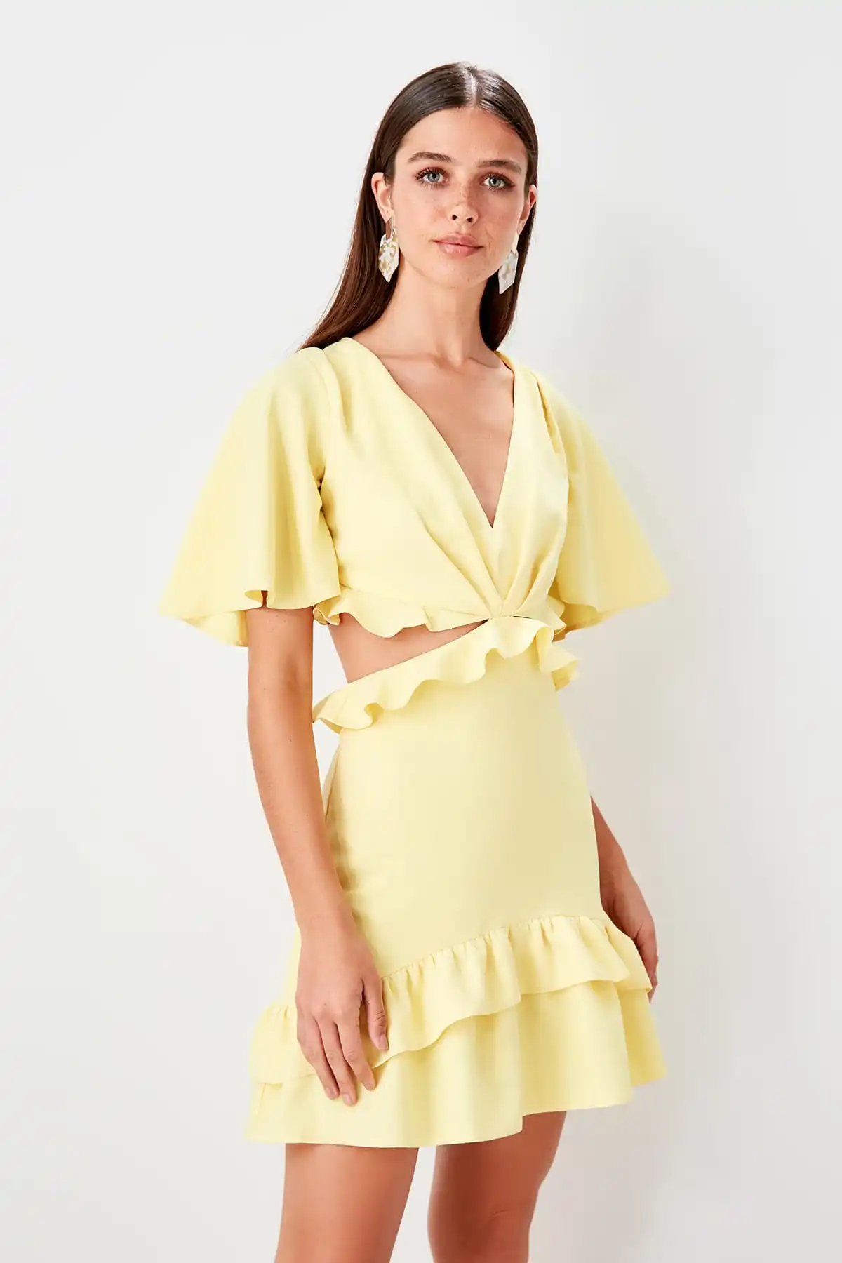 Платье с низкой талией Trendyol TPRSS19UT0135 | Женская одежда