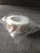 Pegatinas de papel Kraft Natural hechas a mano para embalaje, sello de Gracias pegatina, papelería, 500 Uds.