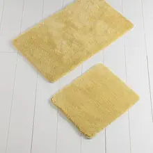 Коврики для ванной нескользящие Противоскользящие коврики противоскользящие цвета 2'Li набор желтый 60X100 см-50X60 см