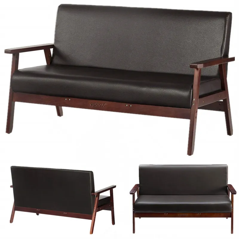 Кресло для гостиной с современным дизайном 2 места Loveseat кожаное кресло