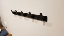 Hook-Rail Coat-Rack Towel Jacket Hanger Metal Wall-Mounted Heavy-Duty ROVATE 5 for Hat