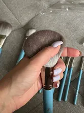 Foundation Eyeshadow Blush Synthetic-Hair-Brushes Iris-Series Beauty Mydestiny Set-Powder