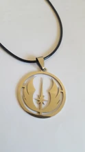 Movie Jewelry Pendant Necklace Symbol-Logo Jedi Order Stainless-Steel Star-Wars Wholesale