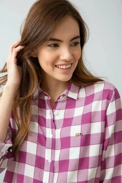 Uss. POLO ASSN. В клетку, обычная рубашка