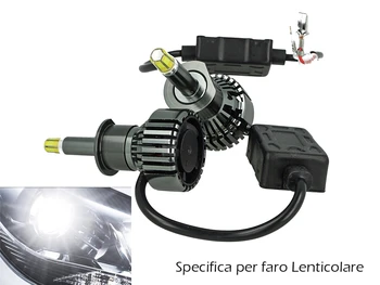 

Full Led Canbus Kit H1 38W real Canbus 12V 24V 360 degree light for headlight lenticular fan silent 4500 lm