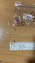 Copper Washer Seal-Spacer Electronics 20pcs for Household-Products And Biomedical Applications
