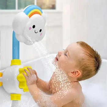 

Bath Toys for Kids Baby Water Game Clouds Model Faucet Shower Water Spray Toy For Children Squirting Sprinkler
