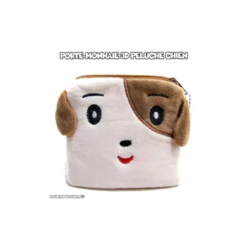 

Coin purse plush 3D-dog