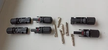 1 par de conectores solares Conector de Panel Solar, 30A, 1000V, macho + hembra, IP67, para cable Solar