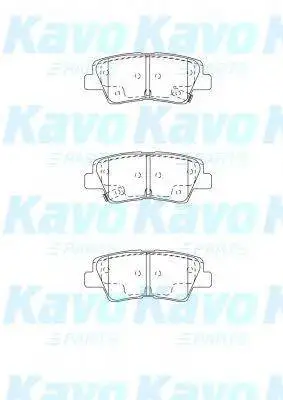 Disc pads tail  Hyundai Elantra/Solaris/Accent Kia So |