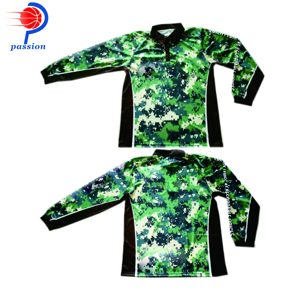 Зеленый камуфляж цвета рыболовная одежда рыболовные трикотажные изделия|jersey|jersey