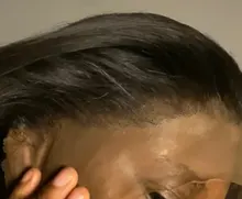 Celie Bob-Peluca de cabello humano liso con encaje frontal, postizo de pelo liso con cierre de 4x4 de densidad 150