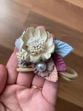 BalleenShiny-diademas de princesa elásticas para bebé recién nacido, diademas de princesa para niño, perlas de estilo fresco, regalos