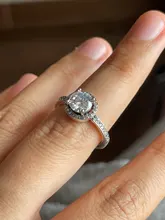 Anillos de plata de ley 925 auténtica para mujer, corona princesa Tiara, corazón de amor brillante, CZ, joyería de compromiso de aniversario