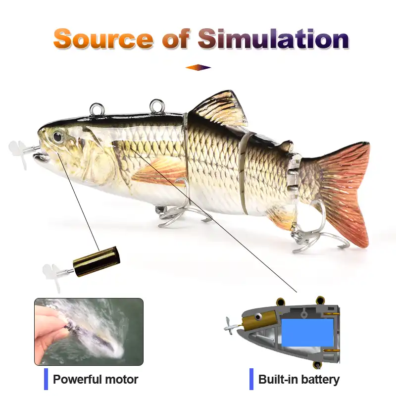 robotic swimming lure