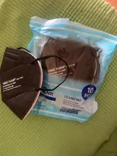 Mascarilla de 5 capas KN95 con filtro FPP2, máscara respirador reutilizable FFP2, 1-200 piezas