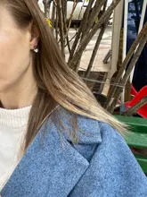 Pendientes asimétricos con letras brillantes D para mujer, joyería europea y personalidad americana, aretes sexys de Reina para fiesta, a la moda