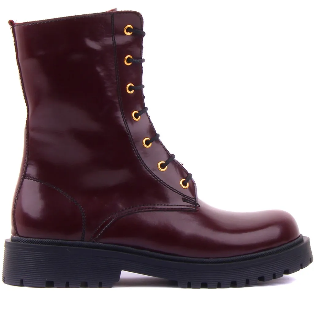 

Moxee-Burgundy Zipper Women 'S Postal Boat