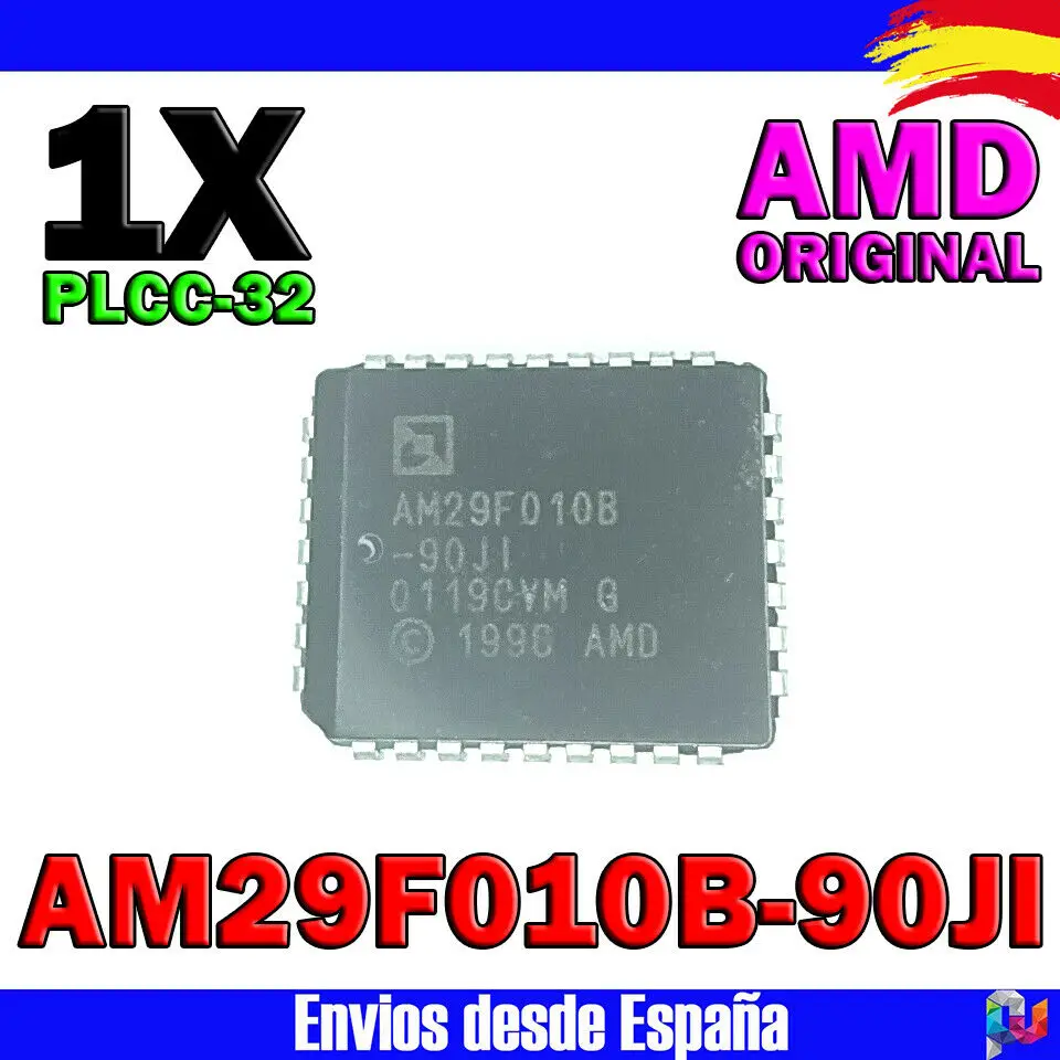 5PCS Flash Memory IC AMD PLCC-32 AM29F010B-90JI 