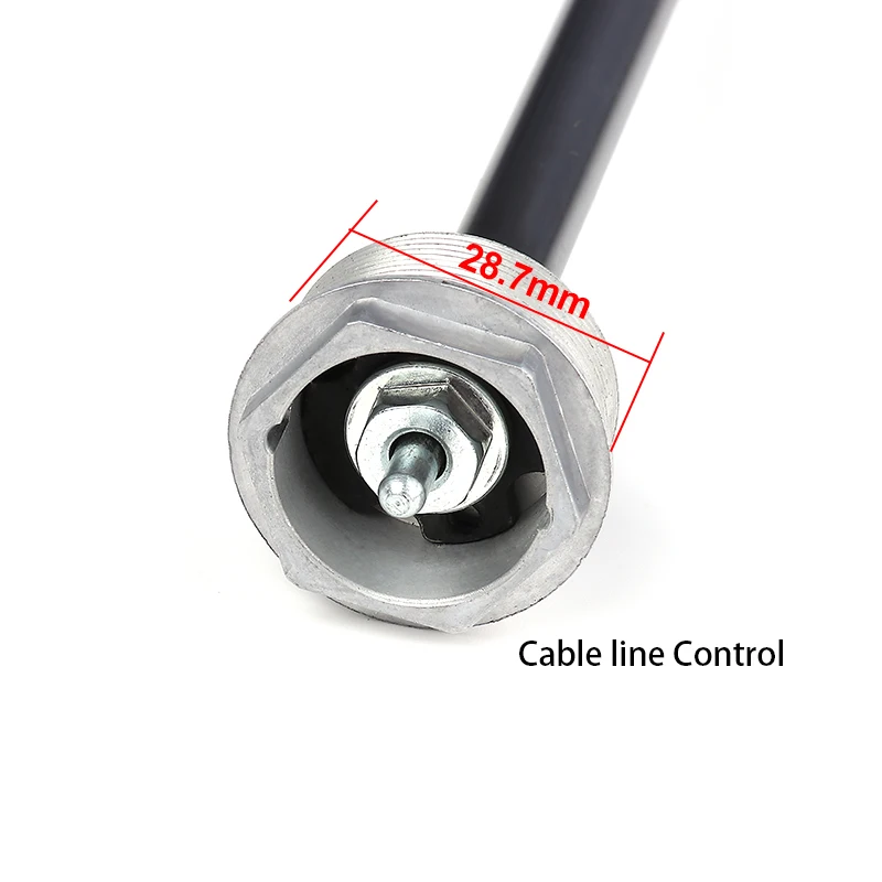 Cable line Control Велосипедная передняя вилка 26/27. 5/29er, ремонтная часть, гидравлический амортизирующий стержень, кабель, линия управления, плечо, ручное масло, амортизирующая вилка, часть - Цвет: Cable line Control