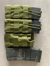 Bolsa táctica Molle para revistas, equipo de utilidad militar, riñonera para Paintball Airsoft AK 7,62 M4 5,56, accesorios de caza para Rifle