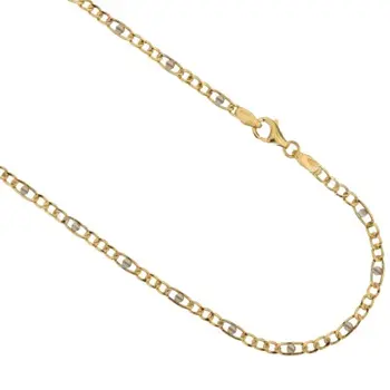 

Yellow Gold Filled Men 'S Necklace and White 803321700262