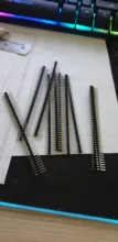 Header-Connector-Strip Breakable-Pin 40-Pin Female Arduino Single-Row Black for 1x40