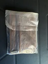 Monedero de cuero de vaca con cremallera Unisex, monedero Unisex con cremallera