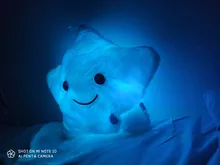 34CM Creative Toy Luminous Pillow Soft Stuffed Plush Glowing Colorful Stars Cushion Led