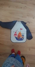 Babero de bebé de dibujos animados para niños, babero impermeable con bolsillo para comer, delantal de manga larga de dibujo, paño para eructar