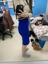 Skirts Stretch Formal High-Waist Women Ladies Package Pencil Hip-Sp5602 7-Colors Work-Wear