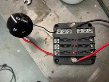 Fuse-Box-Holder Trike Marine Cover Plastic 32V 12V with LED Indicator-Light 6-Ways 