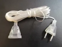 Eu/Us-Plug Light-String Curtain-Light Extender-Wire LED Holiday Wedding-Party 
