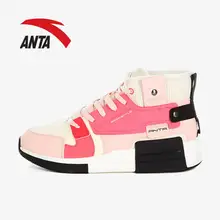 ANTA КРОССОВКИ ЗИМНИЕ ANTA ПОВСЕДНЕВНАЯ ОБУВЬ РОЗОВЫЙ/БЕЛЫЙ/ЧЕРНЫЙ