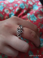 Anillo de dedo abierto Retro Para gato para dormir, joyería con dedos ajustables, Animal Punk, moda única